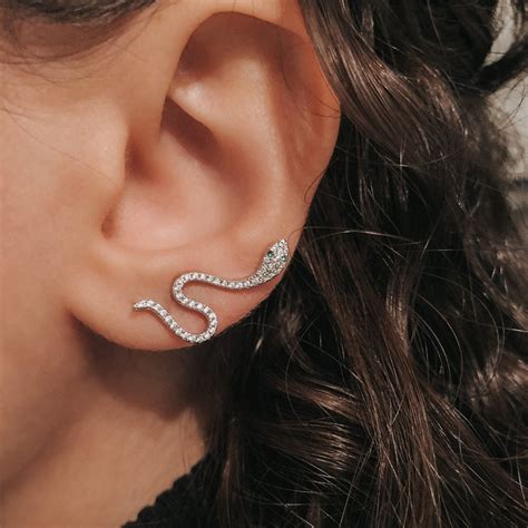 boucle d'oreille serpent gucci|Boucles d'Oreilles en Argent de Luxe .